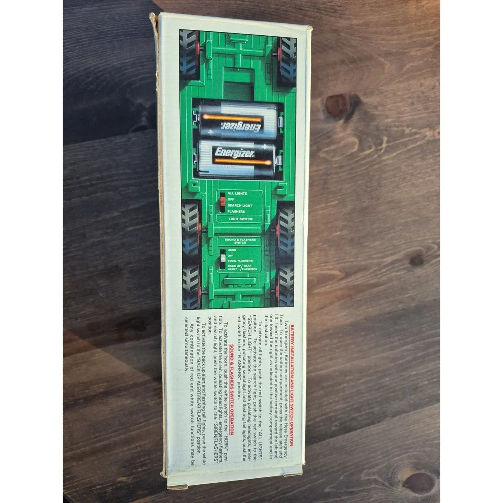 Hess Emergency Truck; Collectors Item. Vintage.